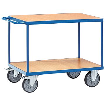 Chariot à plateaux bois