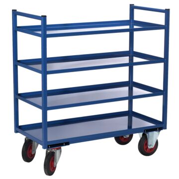 Servante multi niveaux à plateaux tôlés