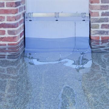 Barrière de rétention anti-inondation modulable