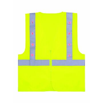 Gilet haute visibilité à LED