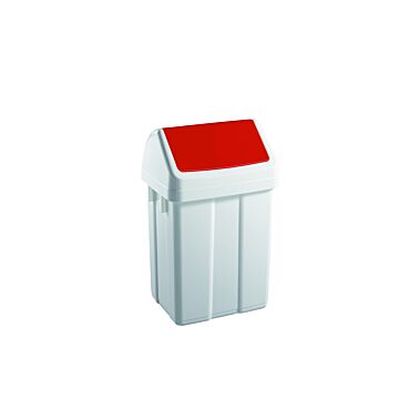 Poubelle à couvercle basculant