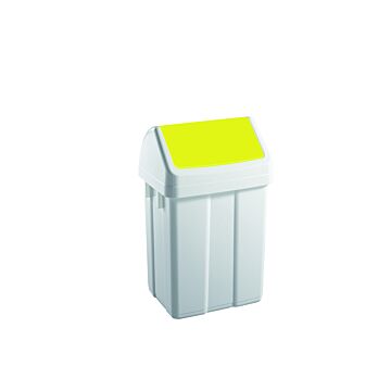 Poubelle à couvercle basculant