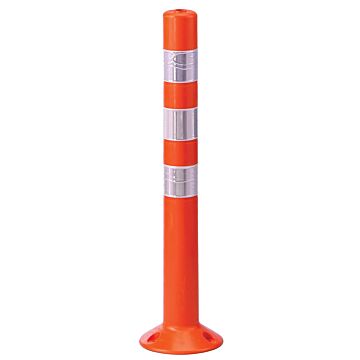 Poteau de signalisation flexible