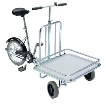 Vélo industriel avec plateau