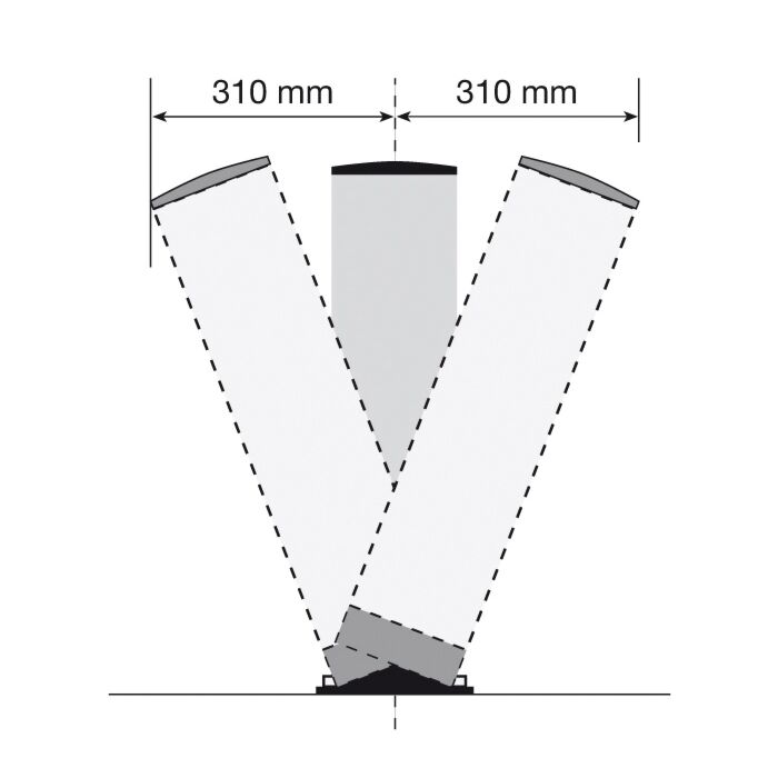 Poteau de protection flexible