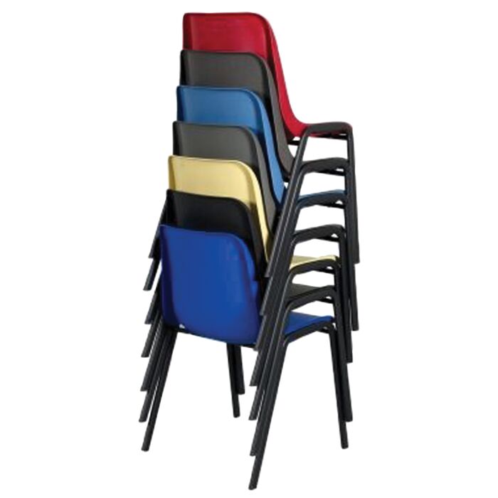 Chaise coquille empilable