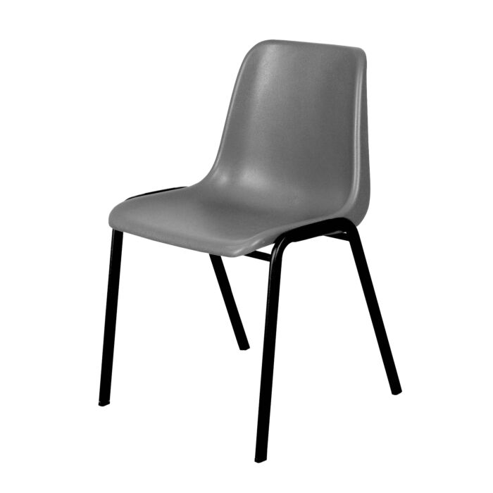 Chaise coquille empilable