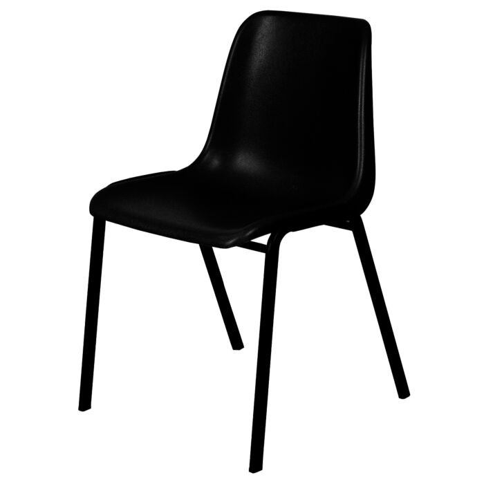 Chaise coquille empilable