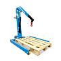 Grue pliante fourches encadrantes en U