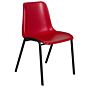 Chaise coquille empilable