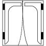 Porte souple automatique à vantaux